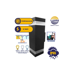 Arbotante de forma prisma cuadrado de 18W (1155)