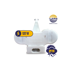 Canaleta para 2 tubos T8 de LED (CAN120T8X2LED/PL)