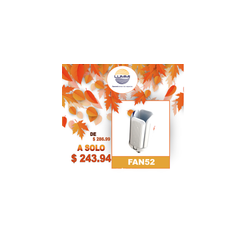Foco tubular tipo ventilador led 52W (FAN52)