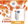 Foco tubular tipo ventilador led 52W (FAN52)