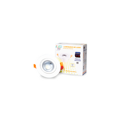 Luminario LED SMD 9W dirigible empotrable (EMSMD9/BC)
