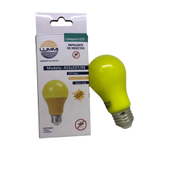 Foco LED 7W tipo A60 Repelente de mosquitos (A55LED7/RE)