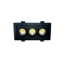Luminaria LED empotrable con distribución telescópica de 18W (1418)