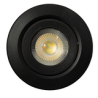 Luminario LED de sobreponer dirigible Negro de 7W (1502)
