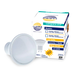 Foco GU10 SMD 7w LED Cerámico  ( GU10SMD7C/BC )