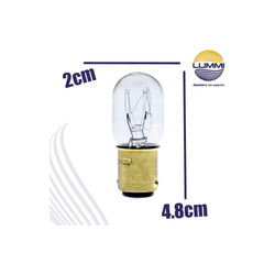 Foco tubular T20 entrada bayoneta ( T20X4815BAY )