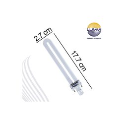 Foco PL 13W tipo 1U GX23 (PL13/64)