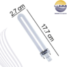 Foco PL 13W tipo 1U GX23 (PL13/64)