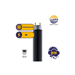 Tubo fluorescente 8W Luz Negra T5 Paq 5pzs (FL8BLB)